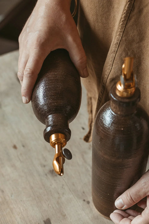 Glazed Ceramic Oil Dispenser