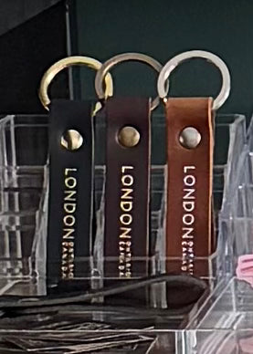 London Leather Key Loop