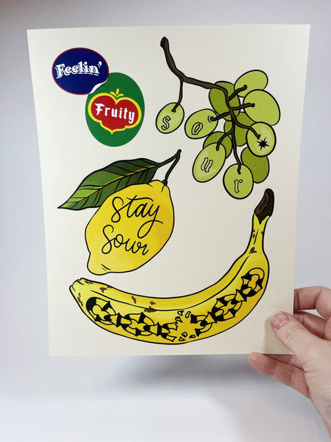 Fruity Flash Print