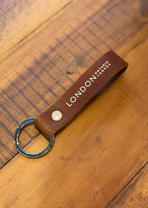 London Leather Key Loop