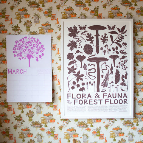Forest Floor Flora & Fauna Screen Print