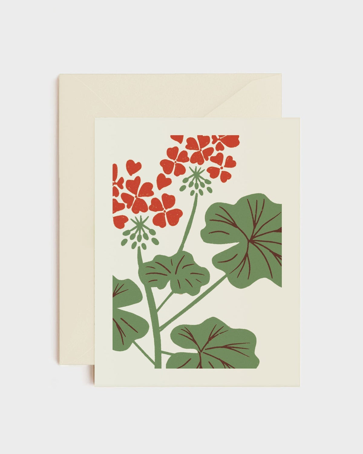 Geranium Card – Spruce Moose