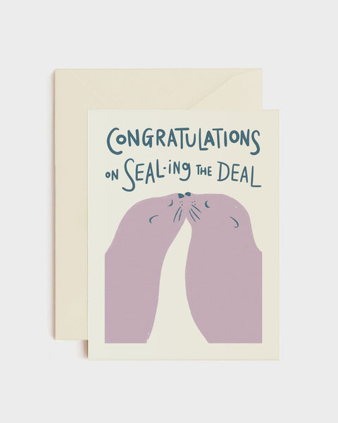 Seal-ing The Deal Card