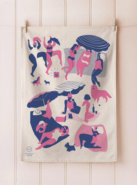 Beach Tea Towel