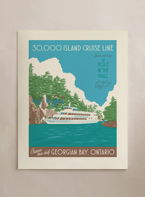 Travel 30,000 Islands Cruise Print