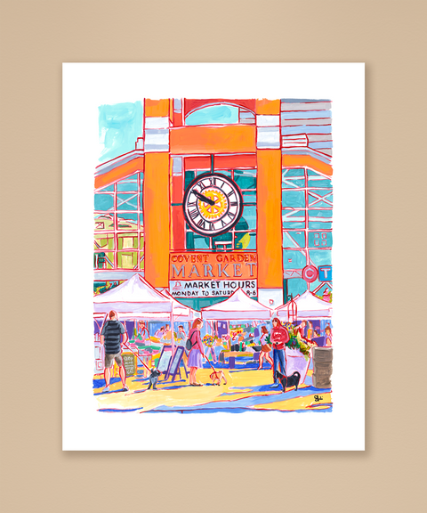 Covent Garden Market Tower Print