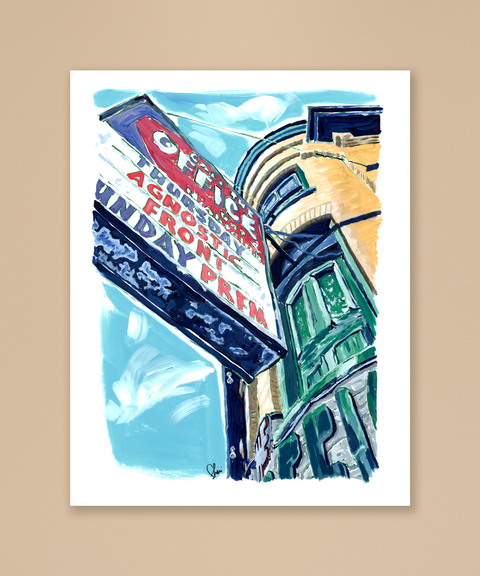 Call The Office Marquee Print