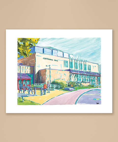 Centennial Hall Print
