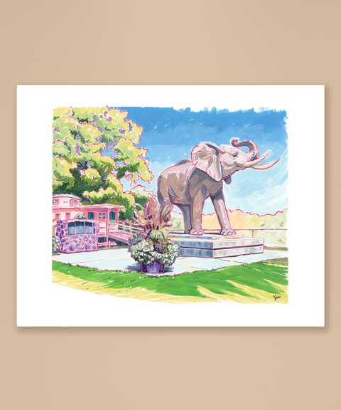 St. Thomas Jumbo Monument Print