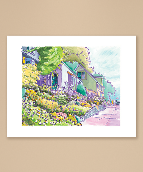 Port Stanley Garden View Print