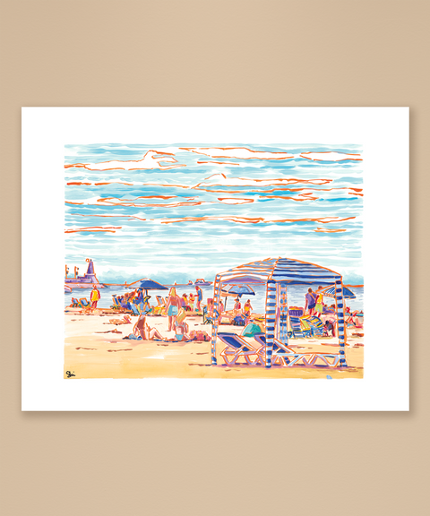 Port Stanley Main Beach Print