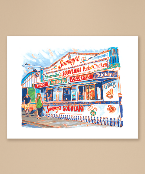 Sammy’s Souvlaki Print