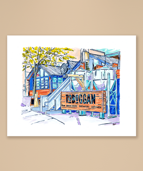 Toboggan Print