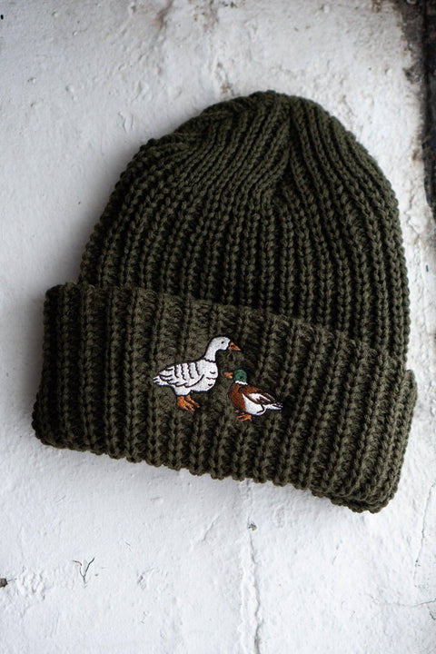 Fowl Chunky Knit Beanie