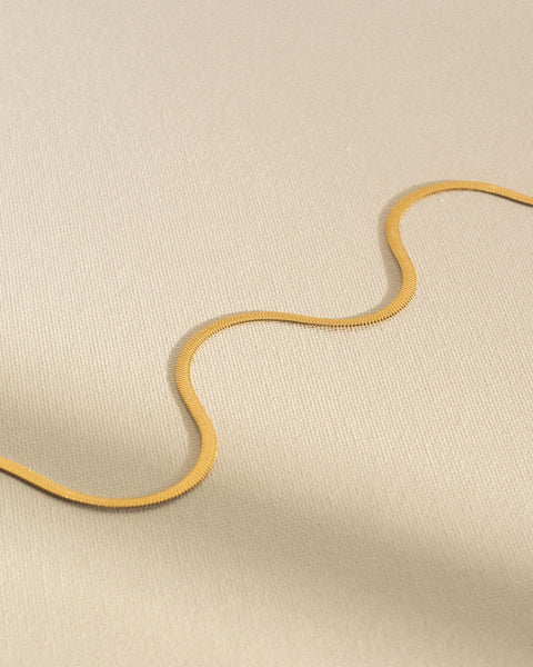 Andrea Golden Snake Chain Necklace