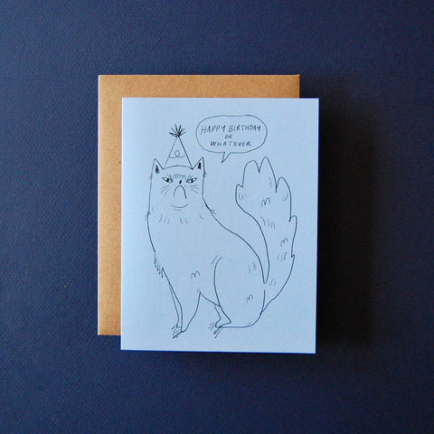 Whatever Birthday Card