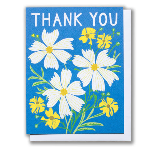 Cosmos Thank You Card