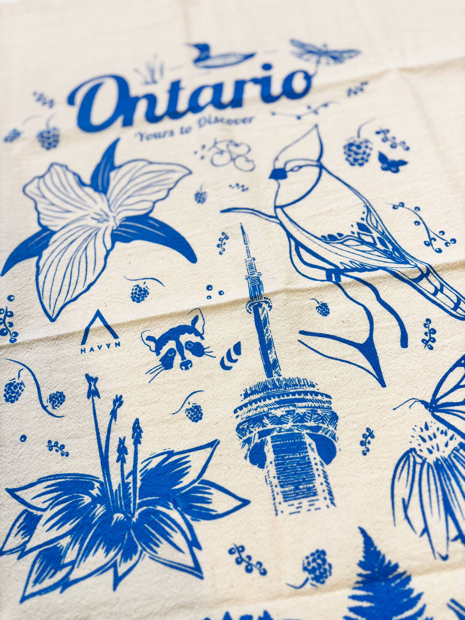 Ontario Organic Tea Towel – Spruce Moose