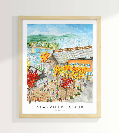 Vancouver's Granville Island Print