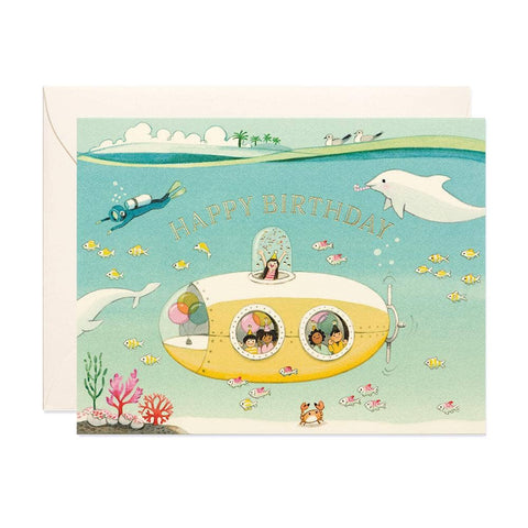 Submarine Birthday Card