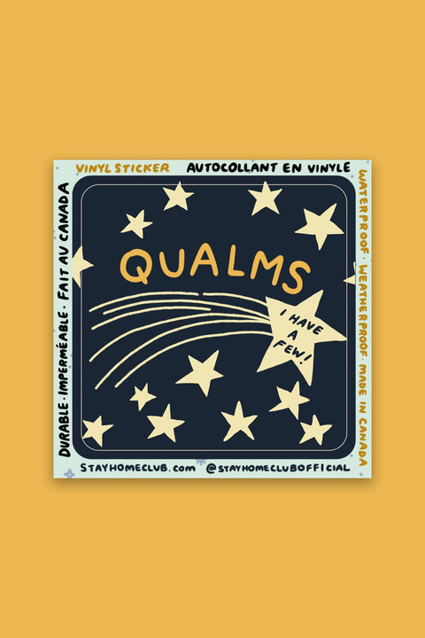 Qualms Sticker