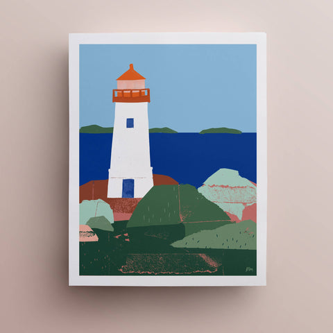 Louisbourg Lighthouse Print