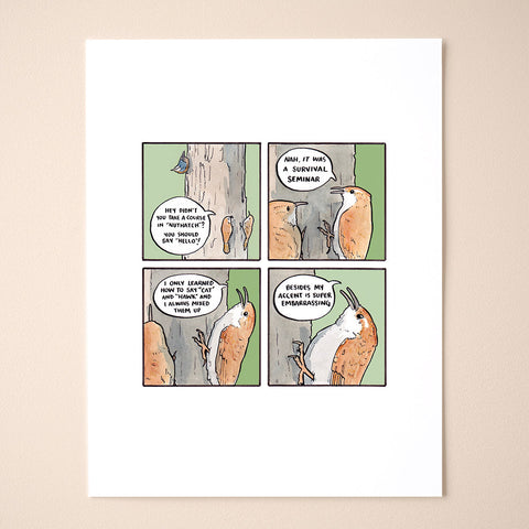 Survival Seminar Comic Print