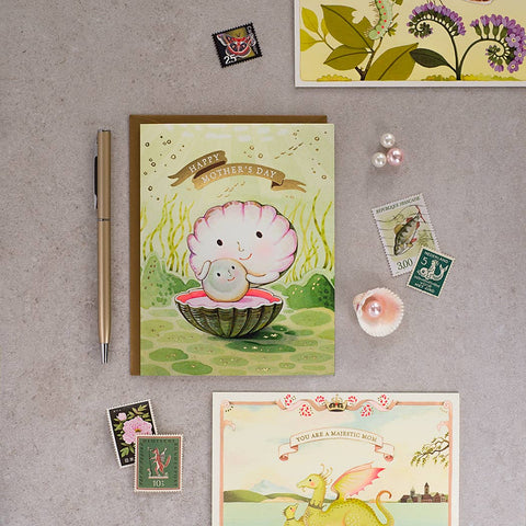 Mother of Pearl Card