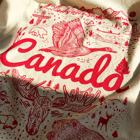 Canada Organic Tea Towel