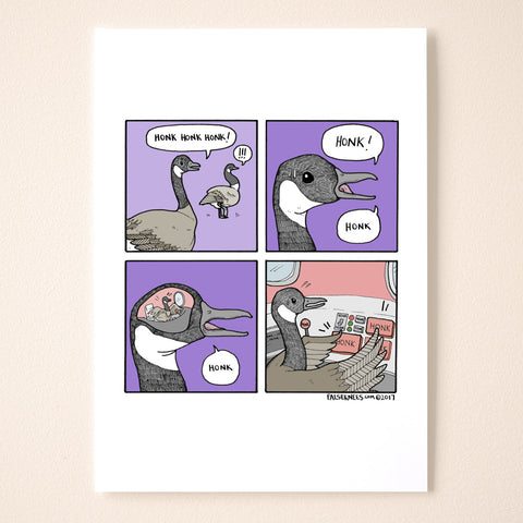 Honk Honk Comic Print