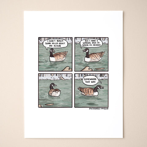 Somewhere That Way Comic Print