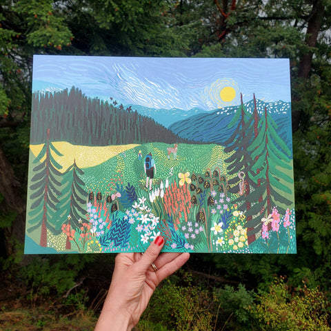 Olympic National Park Art Print