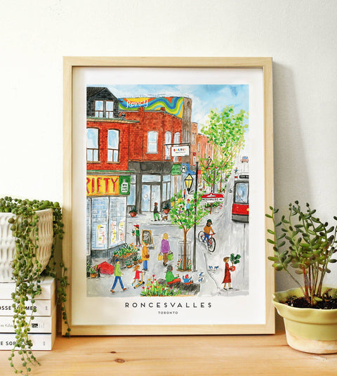 Toronto's Roncesvalles Print