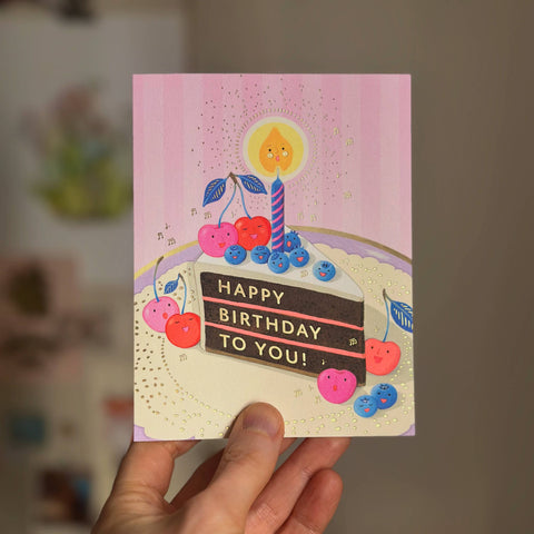 Berry Serenade Birthday Card