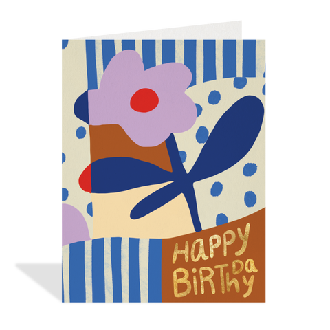 Flower Birthday Card
