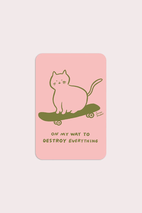 Sk8 Cat Sticker