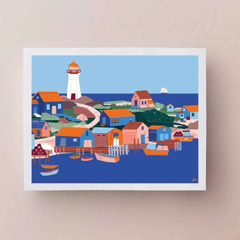 Fishing Village Print