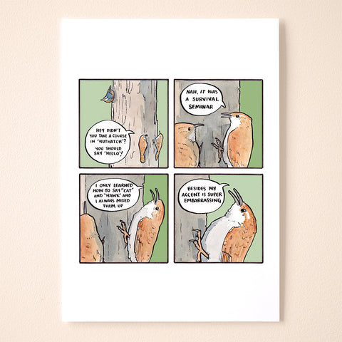 Survival Seminar Comic Print