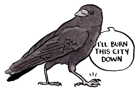 I'll Burn This City Down Sticker