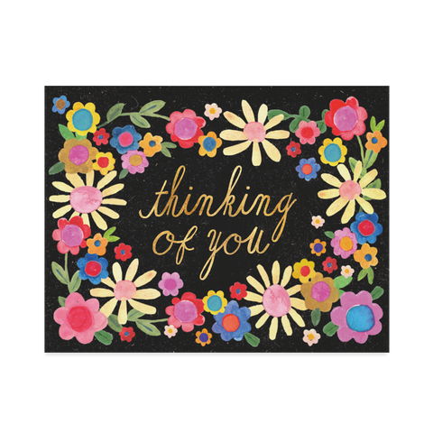Thinking Of You Floral Card