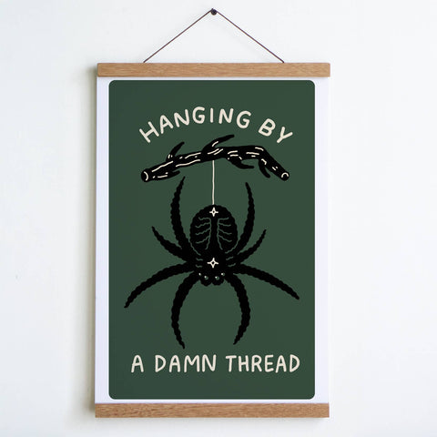 Hanging by a Thread Print