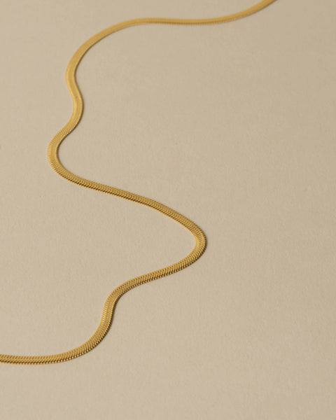 Andrea Golden Snake Chain Necklace
