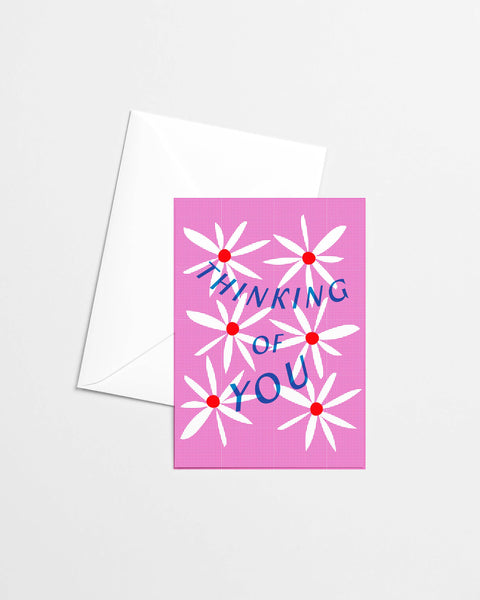 Thinking of You Risograph Greeting Card