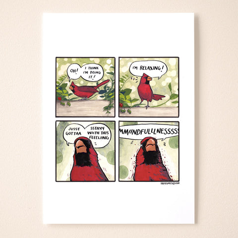 I'm Relaxing Comic Print
