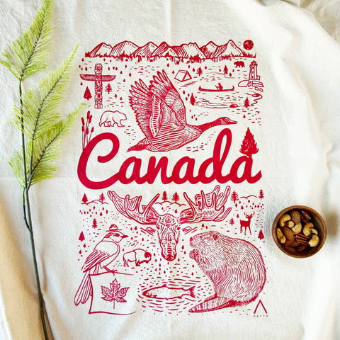 Canada Organic Tea Towel