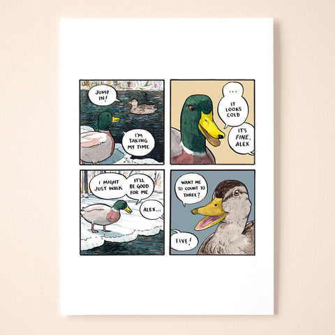 Taking My Time Comic Print