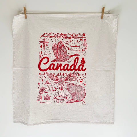 Canada Organic Tea Towel
