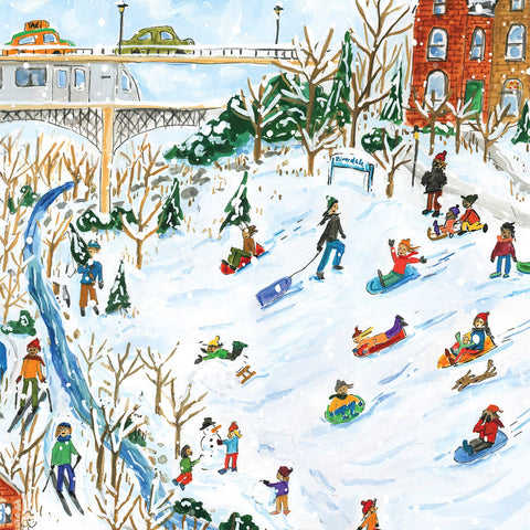 Snow Day in Toronto 1000-Piece Puzzle