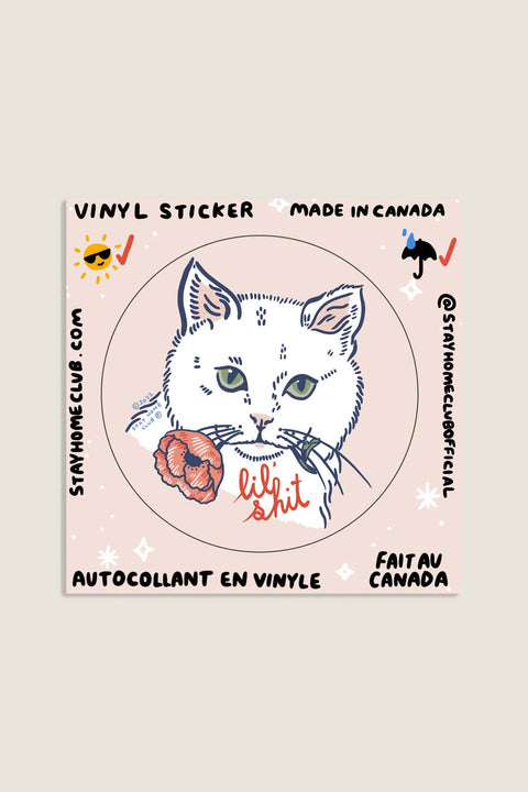 Lil Shit (Cat) Sticker