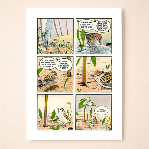 The Seed Song Comic Print